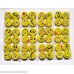 VividTek Emoji Erasers | 48 Pack | Yellow Round Emoticon Faces Expressions | 12 Packs of 4 assorted designs